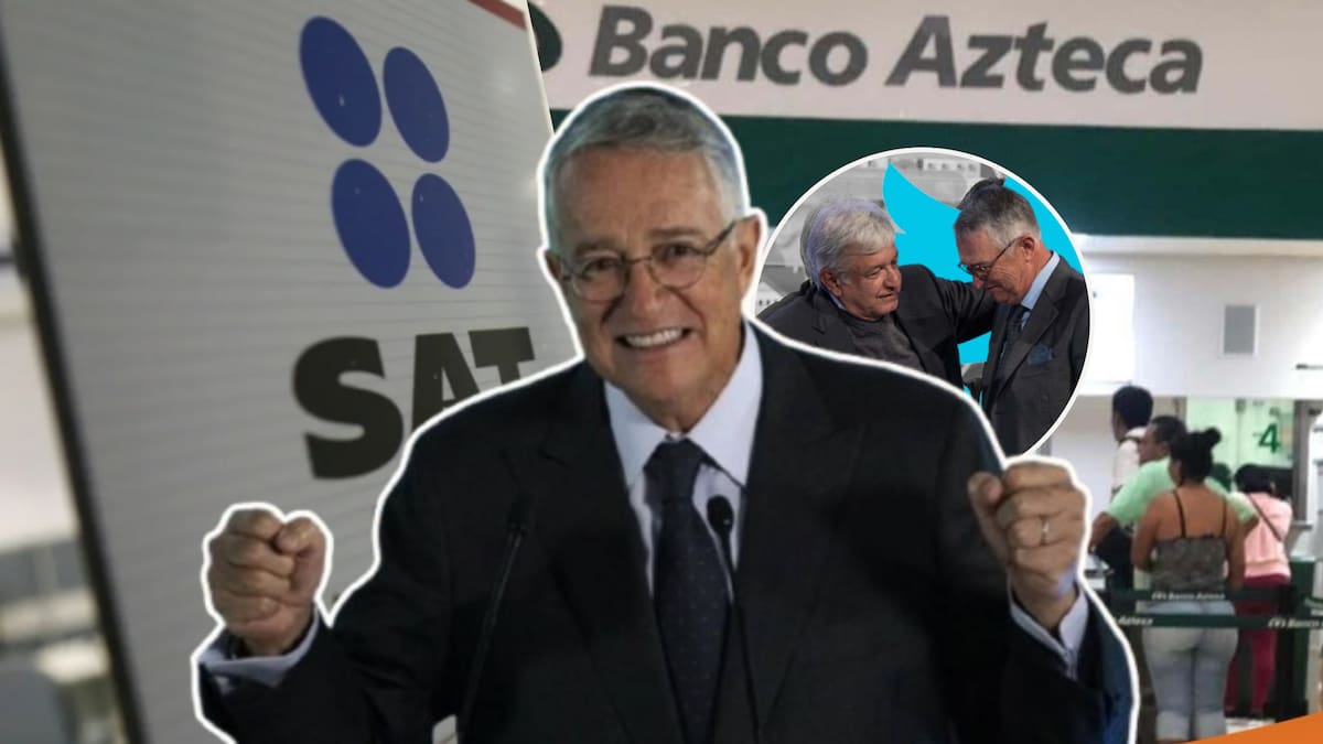 El empresario Ricardo Salinas Pliego creía que siendo amigo de AMLO no le cobrarían "el doble" en el SAT, pero en redes le recuerdan lo que él cobra por préstamos en Elektra y Banco Azteca. | Archivo GH