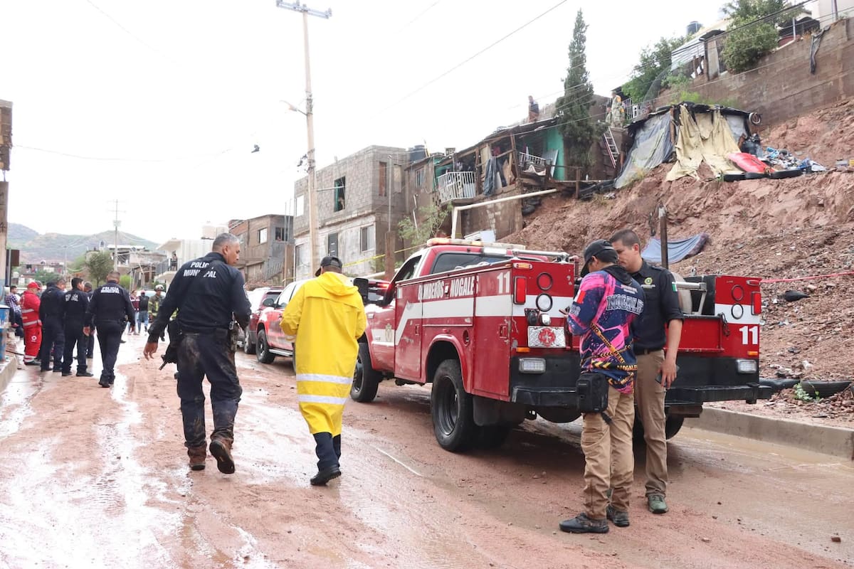 Cinco reportes de emergencia en Nogales tras intensas lluvias: un muerto y varias viviendas inundadas