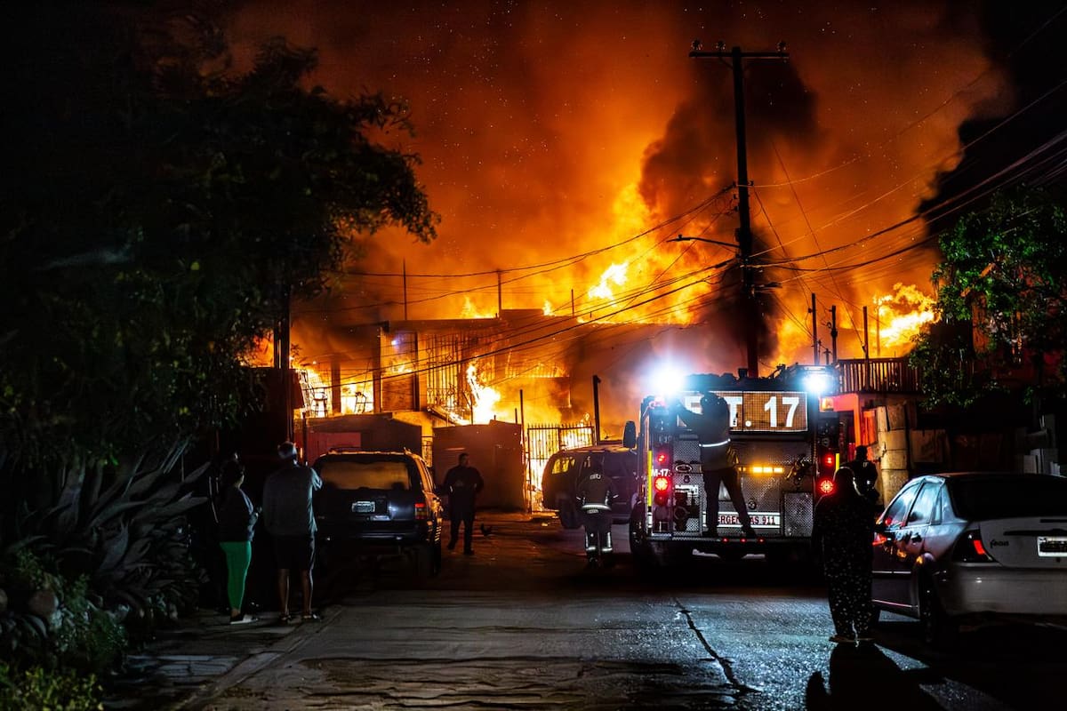 En todos los siniestros no se reportaron personas lesionadas. Foto: Border Zoom