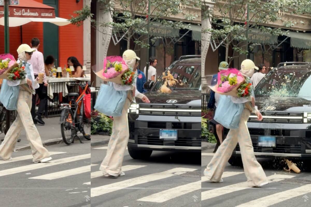 Mujer casi es atropellada mientras cruzaba la calle: así le demostró su molestia al conductor