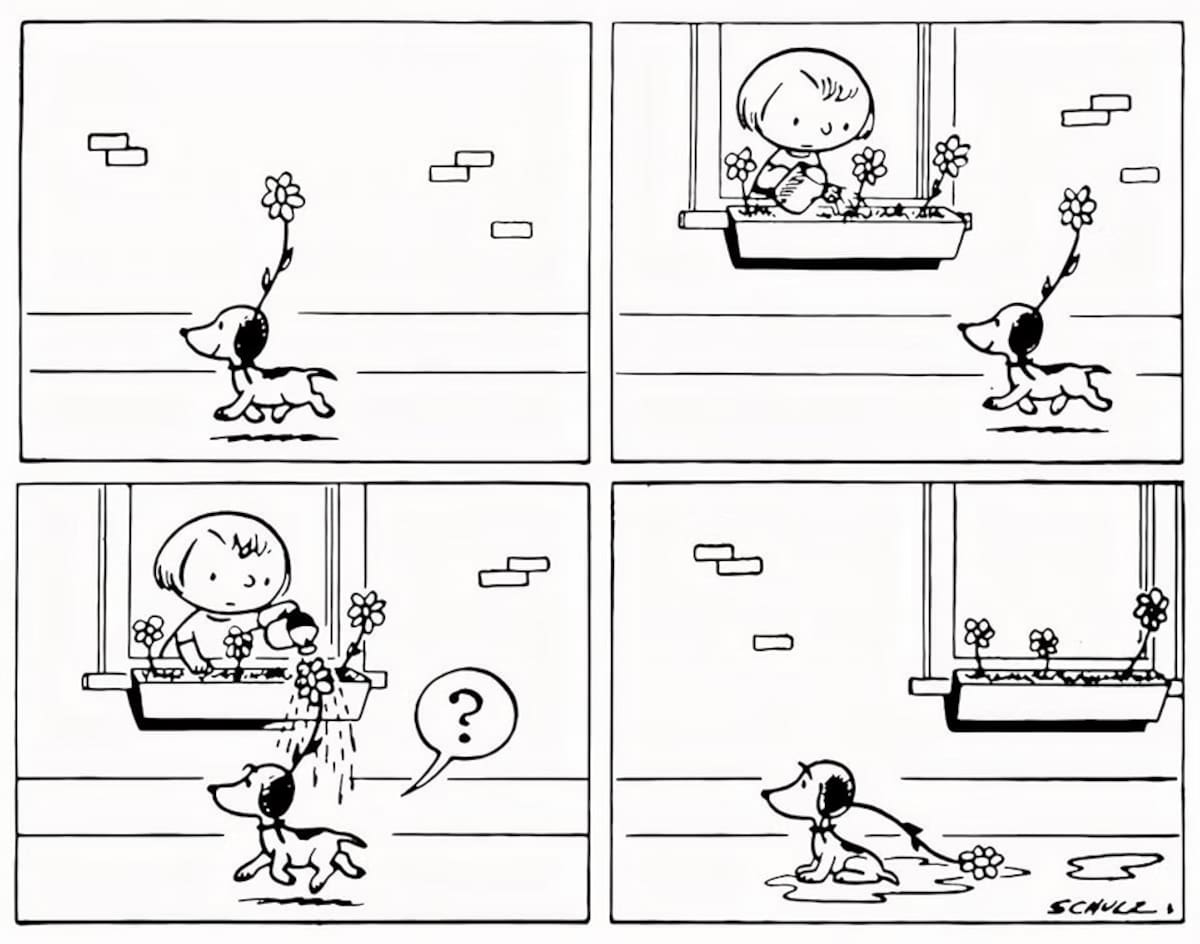 Snoopy hizo su debut un 04 de octubre de 1950