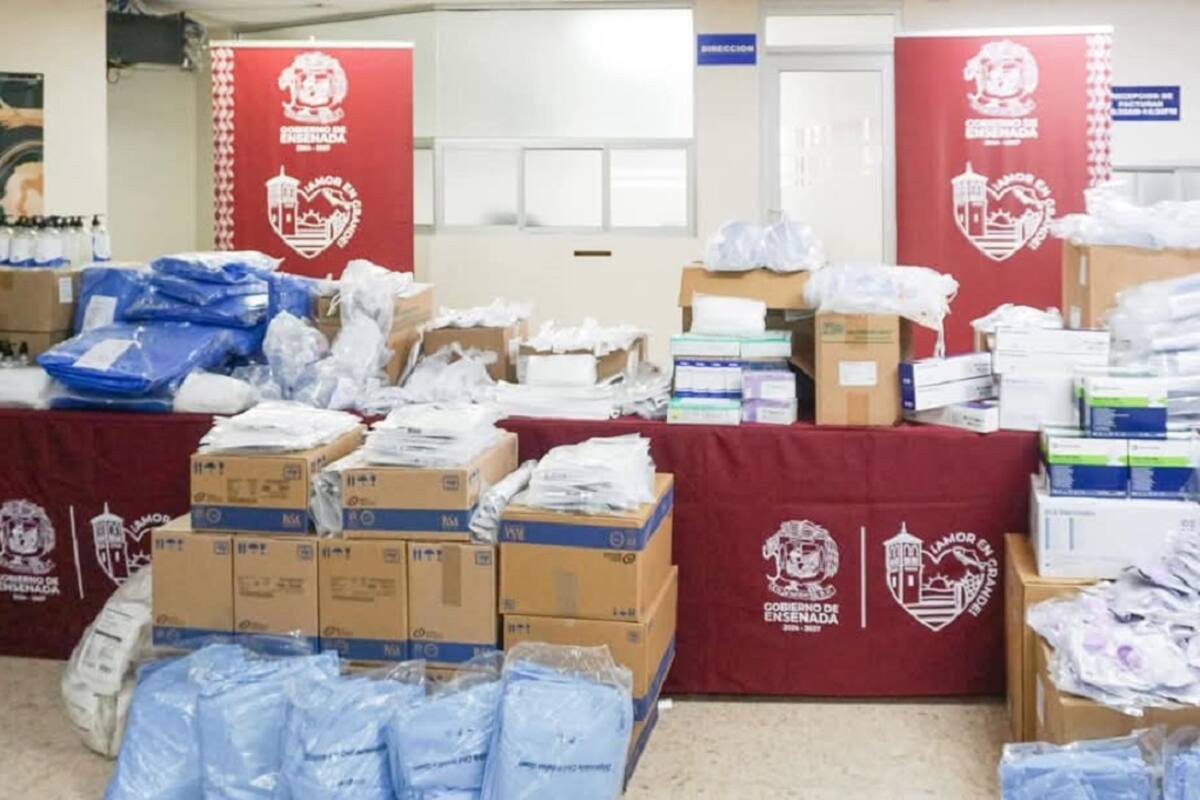 Ayuntamiento dona insumos para el Hospital General de Ensenada
