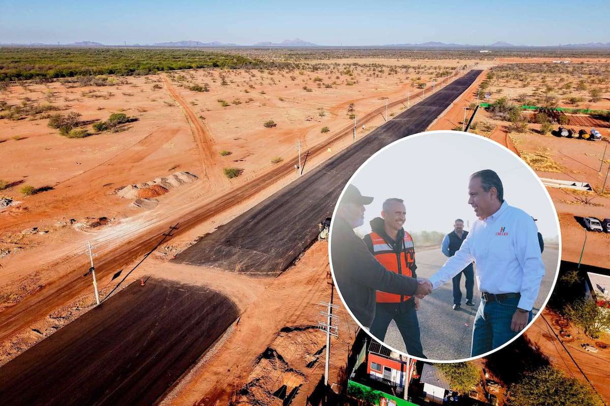 Supervisa Astiazarán avance de la primera etapa del Libramiento Norponiente de Hermosillo