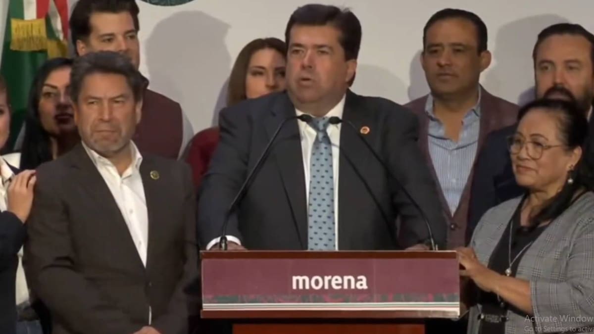 Pedro Haces, diputado de Morena que hizo la propuesta sobre delitos contra menores. Foto: Capture.