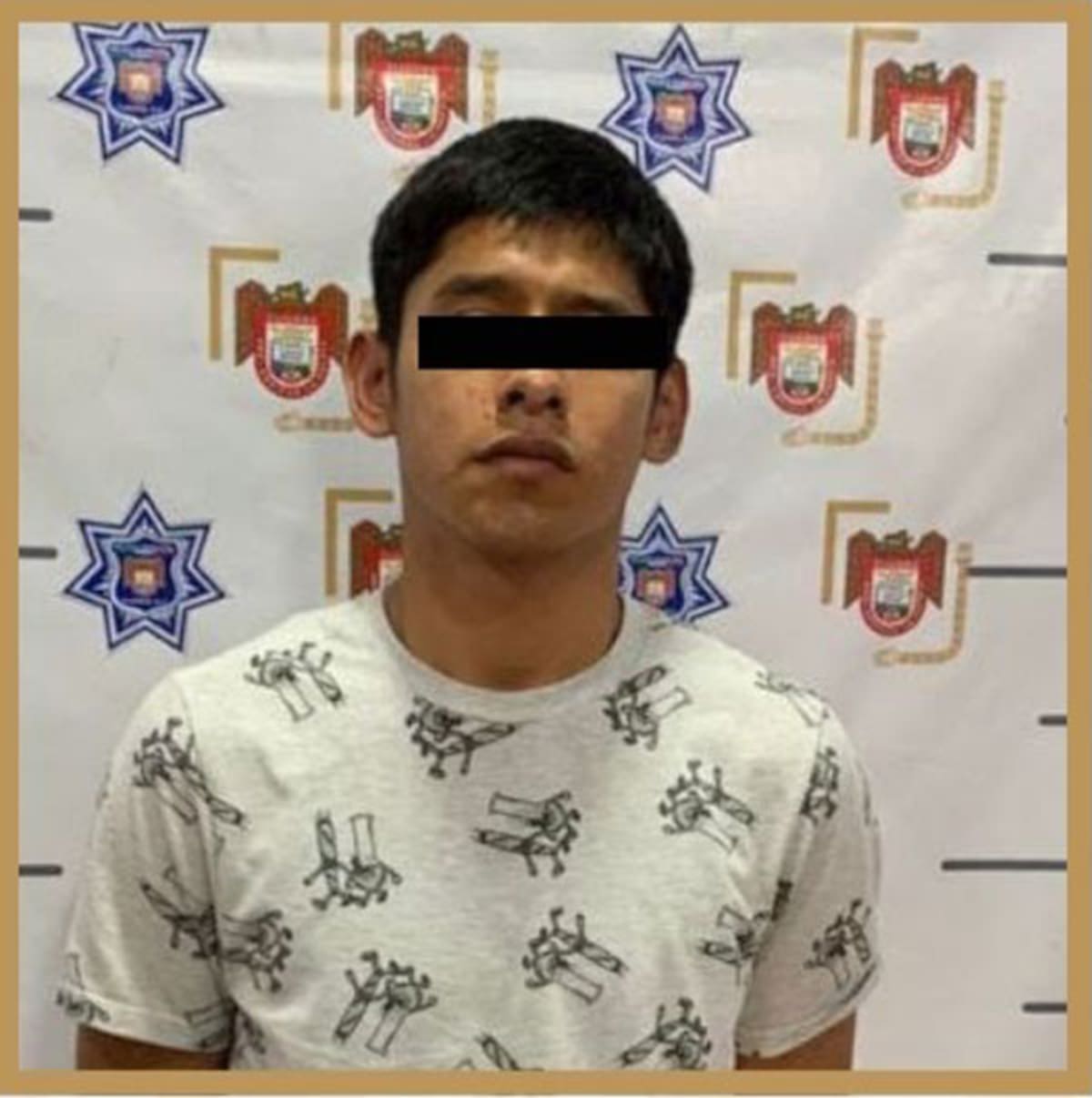 Luis Carlos “N” de 23 años es el detenido.