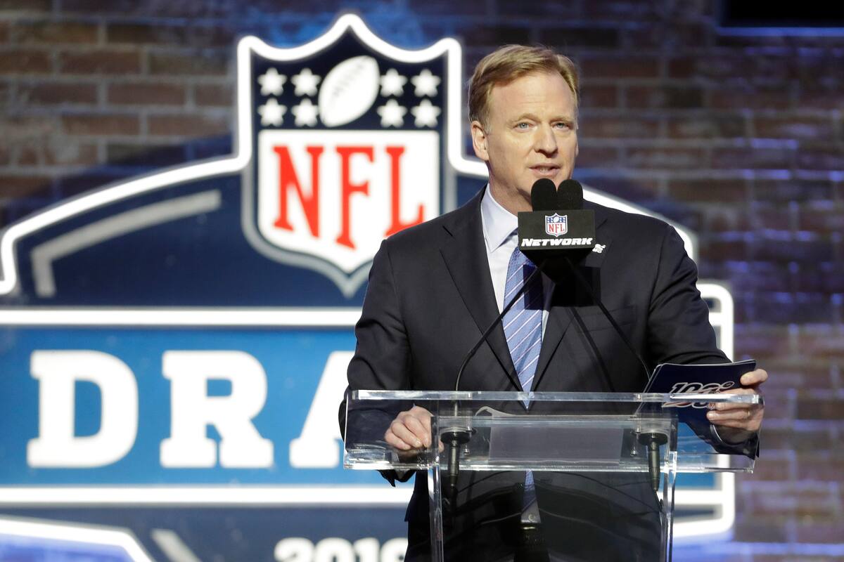 Draft de la NFL se hará virtual, anunció Roger Goodell