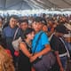 Retraso, alegría y expectativa en evento de Claudia Sheinbaum