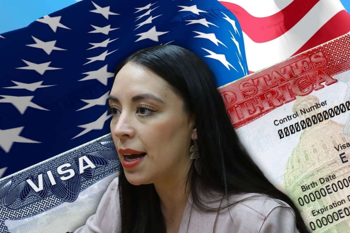 “Vamos mañana a Disney”: Julieta Ramírez niega retiro de visa de EEUU y un ciudadano la desafía en público en Tijuana