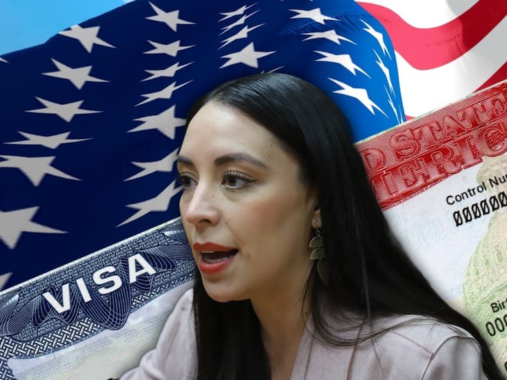 “Vamos mañana a Disney”: Julieta Ramírez niega retiro de visa de EEUU y un ciudadano la desafía en público en Tijuana