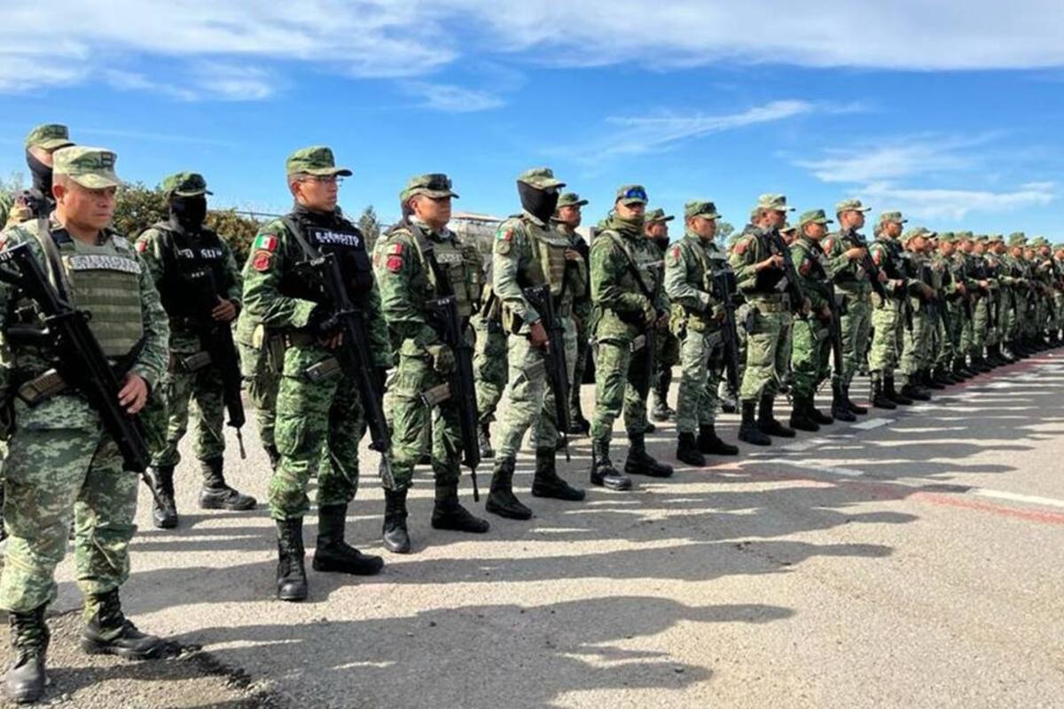 Llegan 3 mil 700 elementos de Sedena a Guanajuato, Sonora y BC