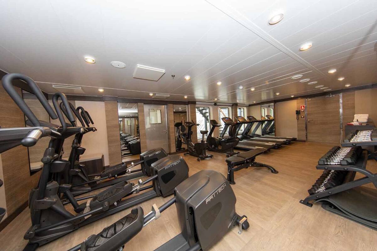 Gimnasio en la Antártida