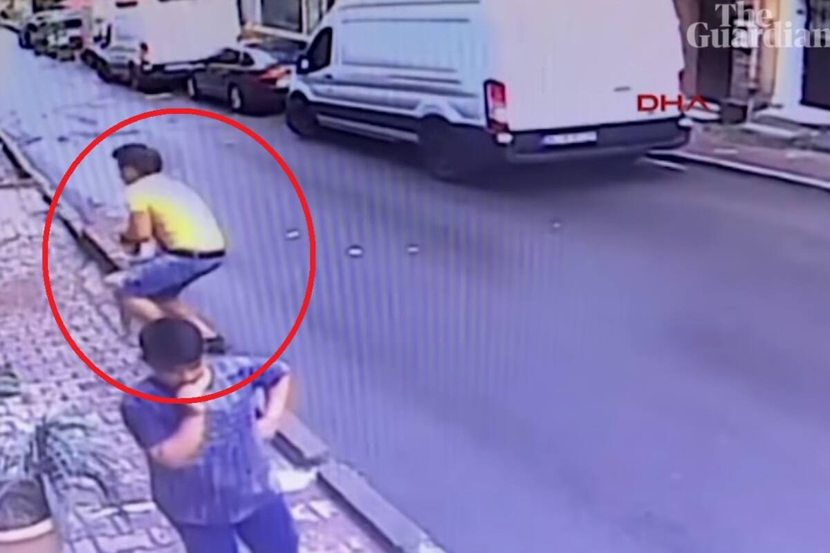 VIDEO: ¡Héroe sin capa! Joven salva de morir a niña que cayó de edificio