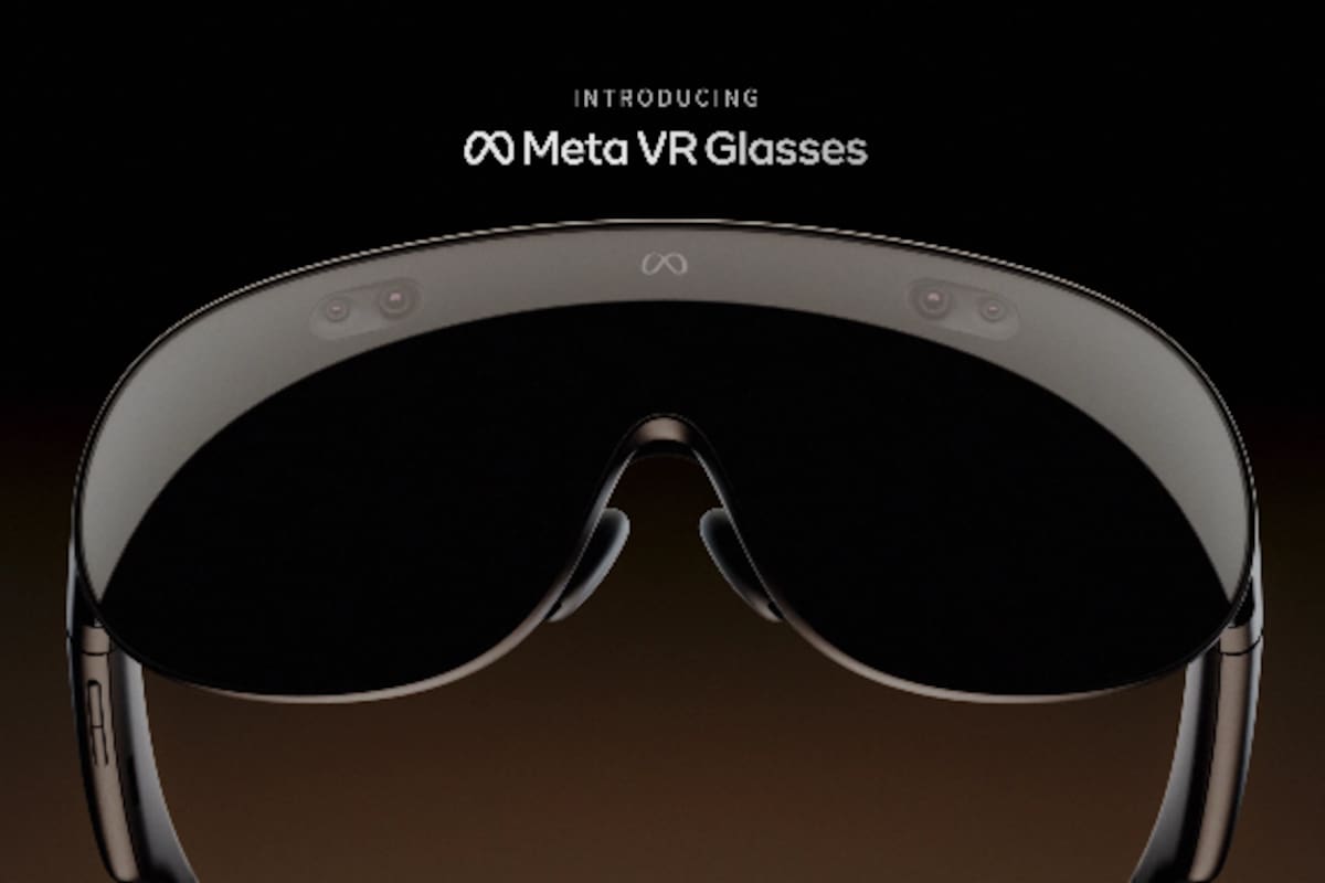 Meta presenta unos lentes de realidad virtual de 100 gramos que prometen convertir cualquier espacio en cine, oficina o consola con pantallas virtuales y control mediante la mirada y las manos