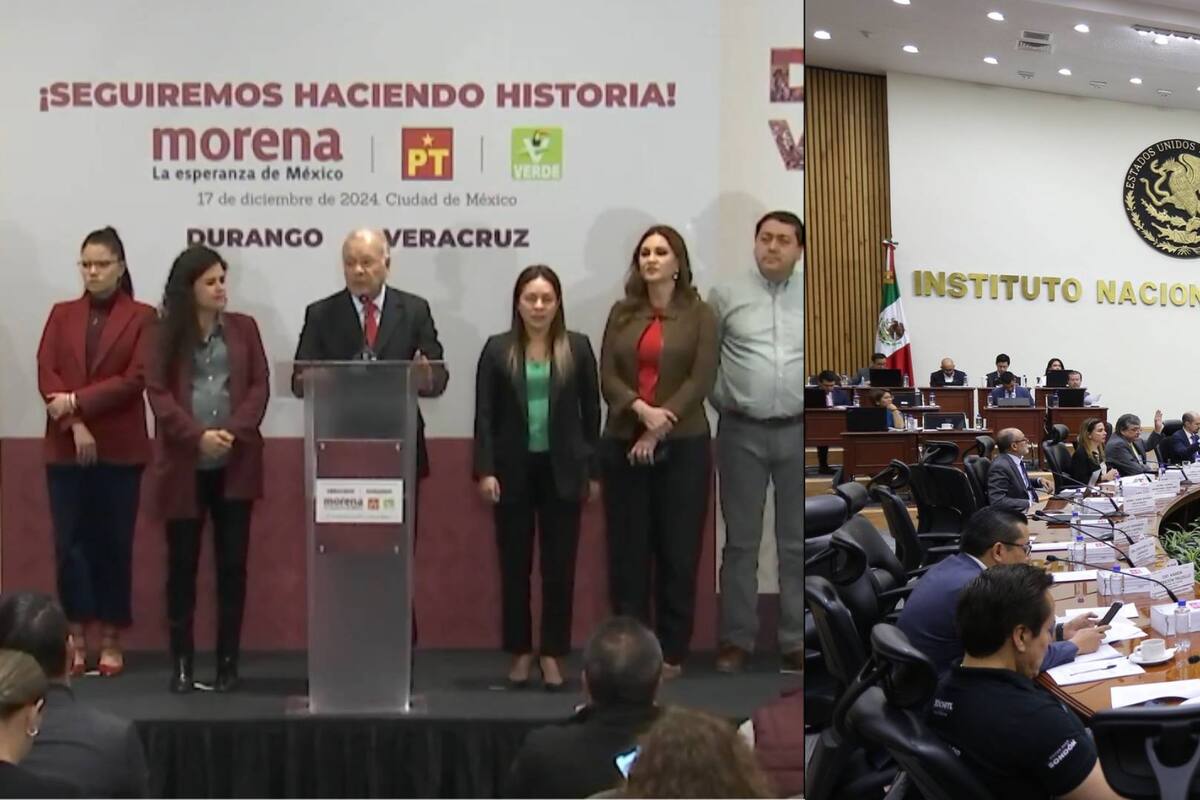 Morena va en coalición para elecciones locales de Durango y Veracruz