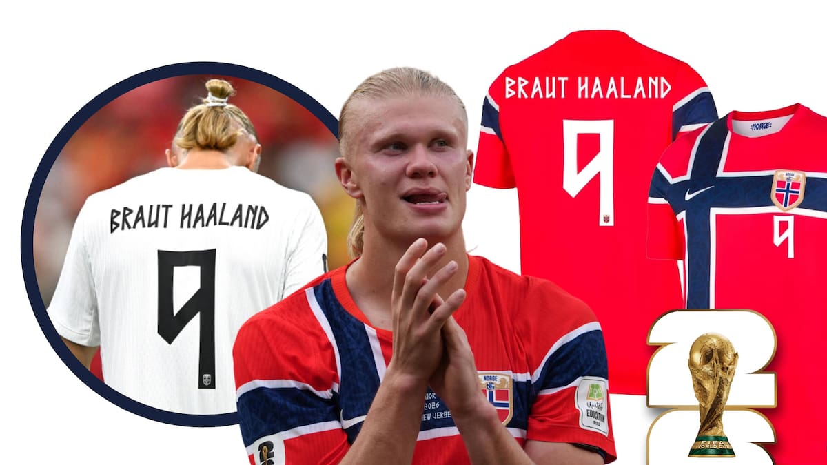 ¿Por qué Erling Haaland usa “Braut Haaland” con Noruega en el Mundial 2026? El homenaje familiar detrás de su camiseta