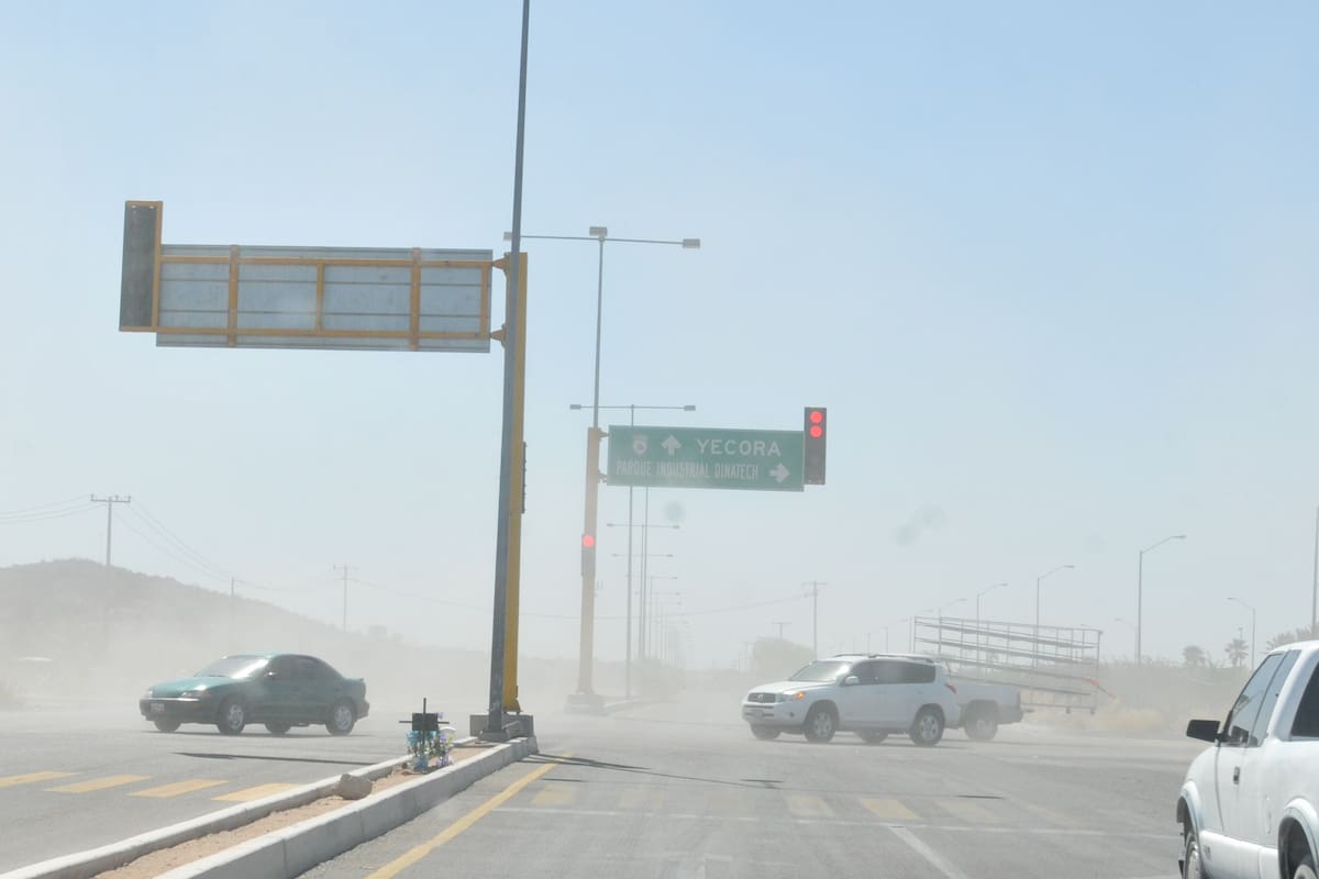 Sonora registrará vientos fuertes con posibles tolvaneras y temperaturas de hasta 34°C ante el fin de semana de Semana Santa