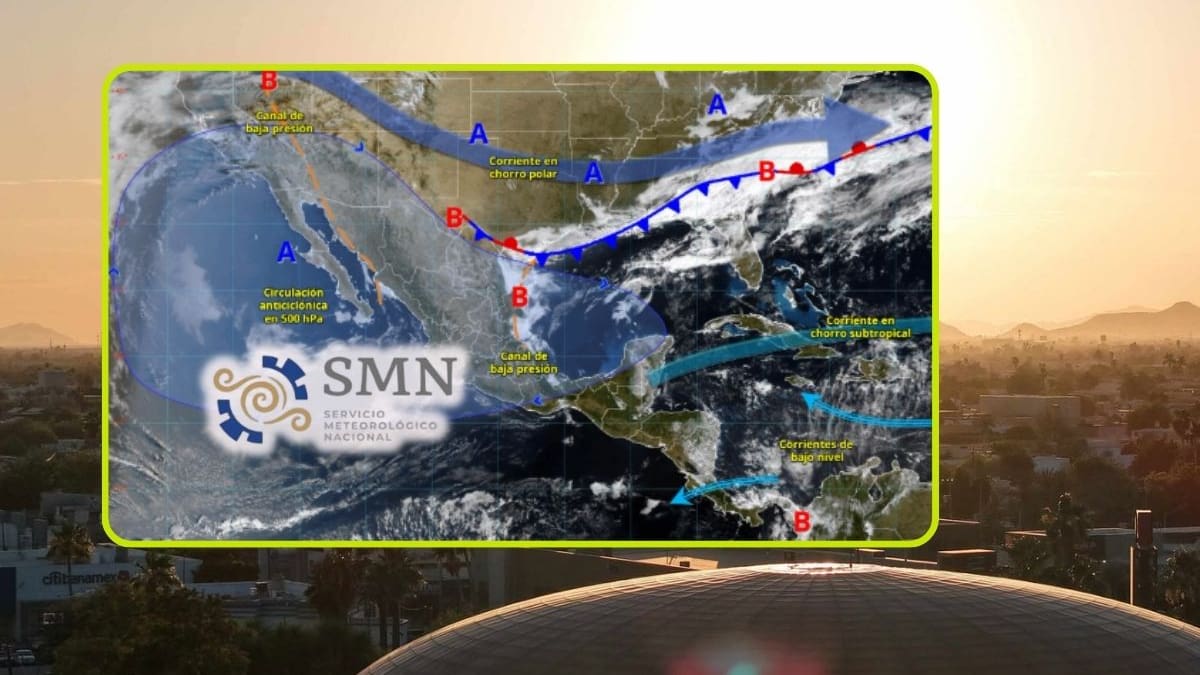 SMN advierte por fuerte onda de calor y circulación anticiclónica durante sábado y domingo en estas ciudades; habrán temperaturas de 45°C y vientos de hasta 70 km/h, mientras las madrugadas estarán “congeladas” con mínimas de -5°C