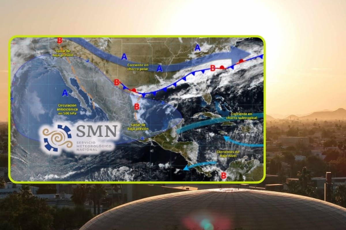 SMN advierte por fuerte onda de calor y circulación anticiclónica durante sábado y domingo en estas ciudades; habrán temperaturas de 45°C y vientos de hasta 70 km/h, mientras las madrugadas estarán “congeladas” con mínimas de -5°C