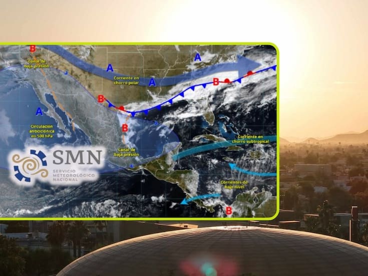 SMN advierte por fuerte onda de calor y circulación anticiclónica durante sábado y domingo en estas ciudades; habrán temperaturas de 45°C y vientos de hasta 70 km/h, mientras las madrugadas estarán “congeladas” con mínimas de -5°C