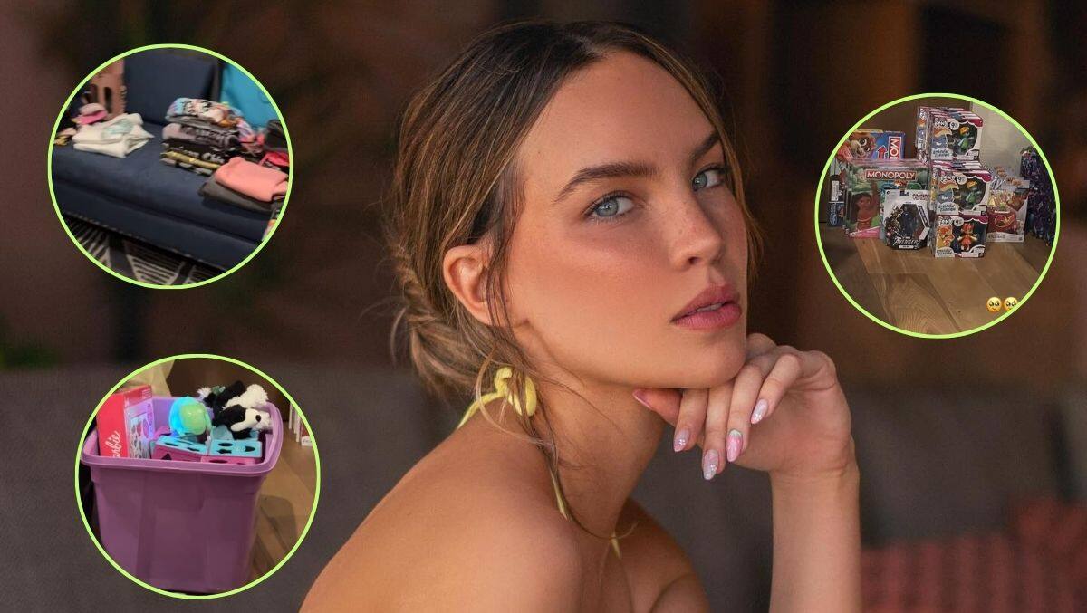 Belinda hace colecta de ropa y juguetes para una casa hogar