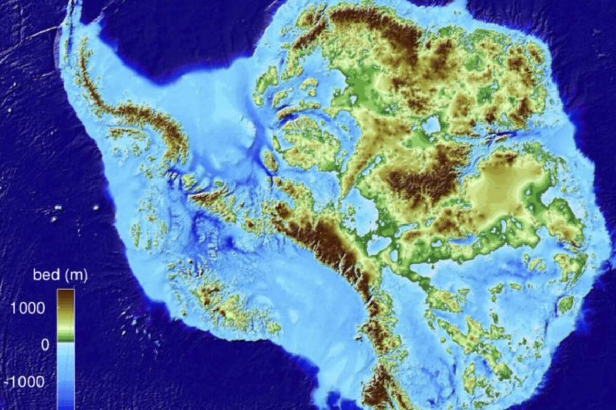 Localizan el punto más profundo en la Tierra en la Antártida