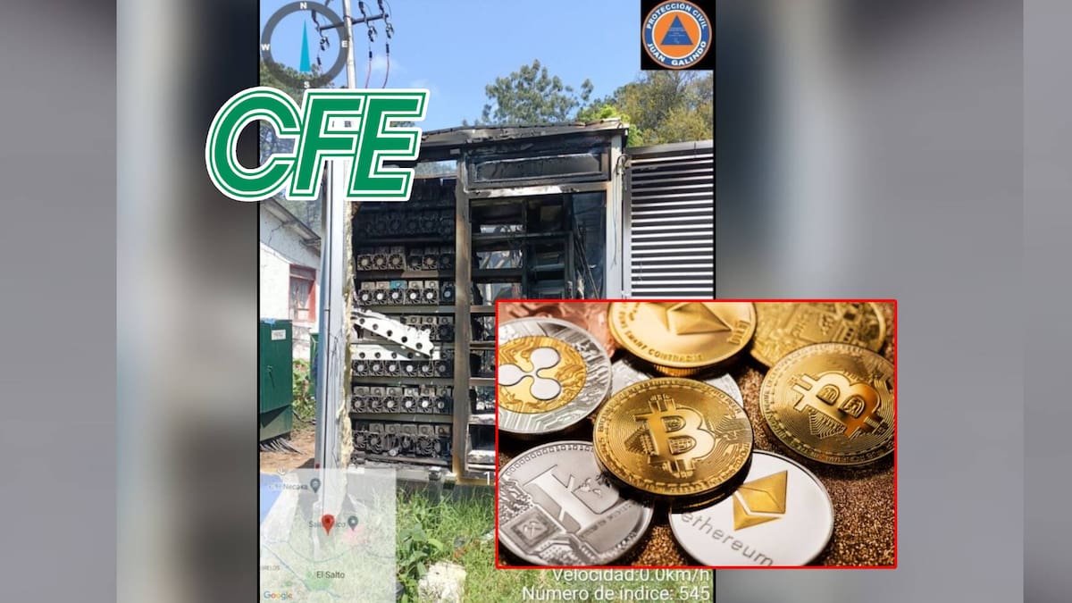 CFE descubrió huachicol de energía eléctrica para producir criptomonedas y generar exorbitantes ganancias con una conexión ilegal a la red de electricidad en Puebla