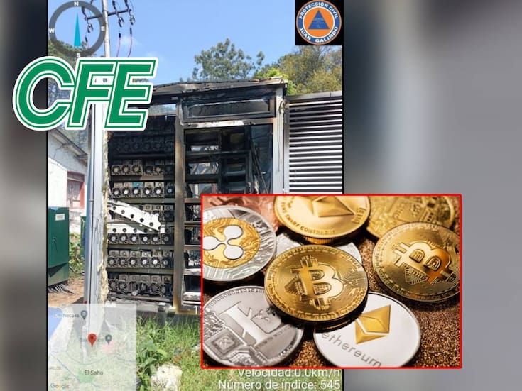 CFE descubrió huachicol de energía eléctrica para producir criptomonedas y generar exorbitantes ganancias con una conexión ilegal a la red de electricidad en Puebla