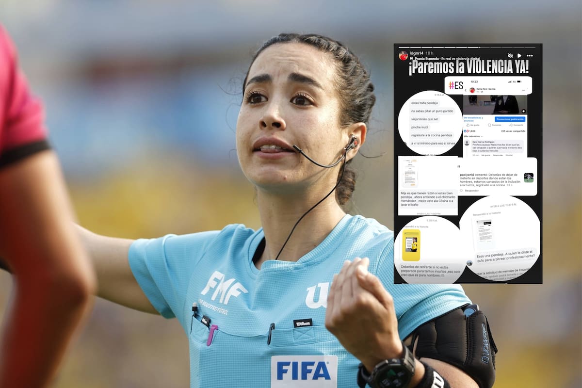 Árbitra Katia Itzel García denuncia ola de mensajes violentos y misóginos en redes sociales