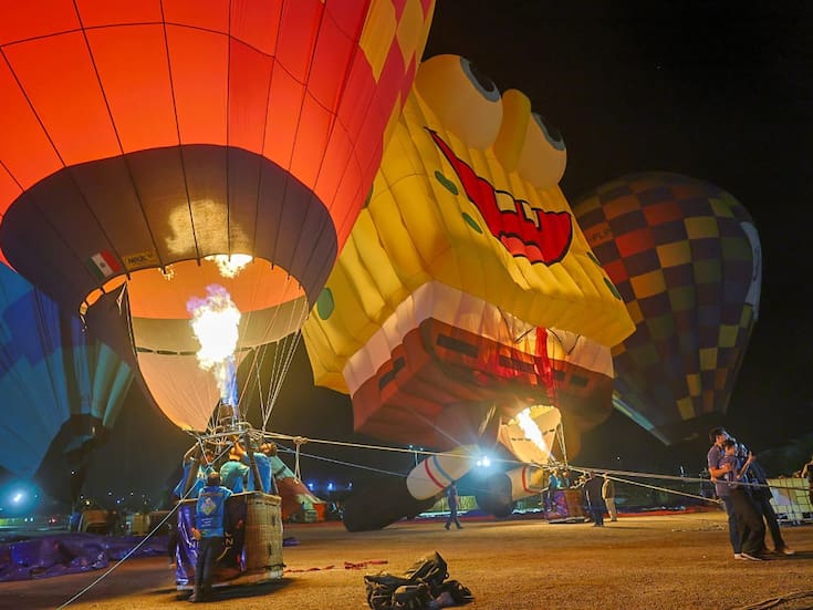 Inflan globos aerostáticos para dar paso a “Noche Mágica”