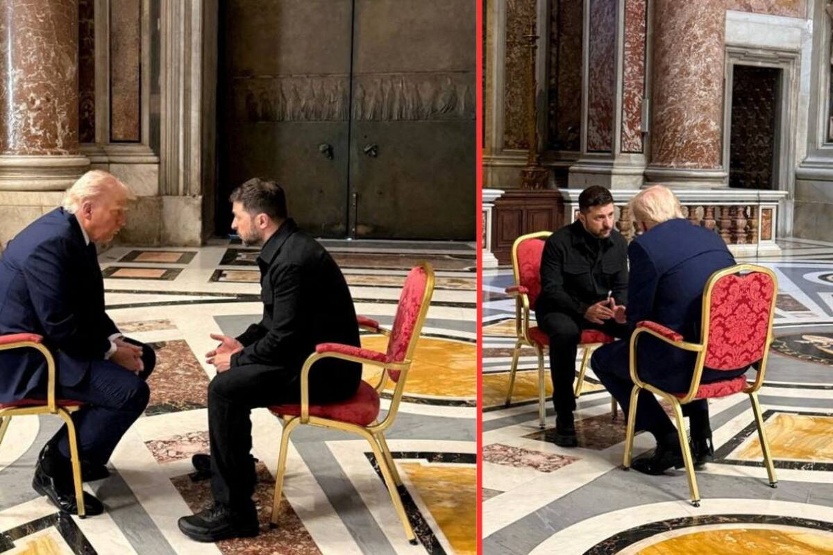Trump y Zelenski tuvieron una “buena reunión” frente a frente durante su visita en el Vaticano para impulsar la paz entre Rusia y Ucrania