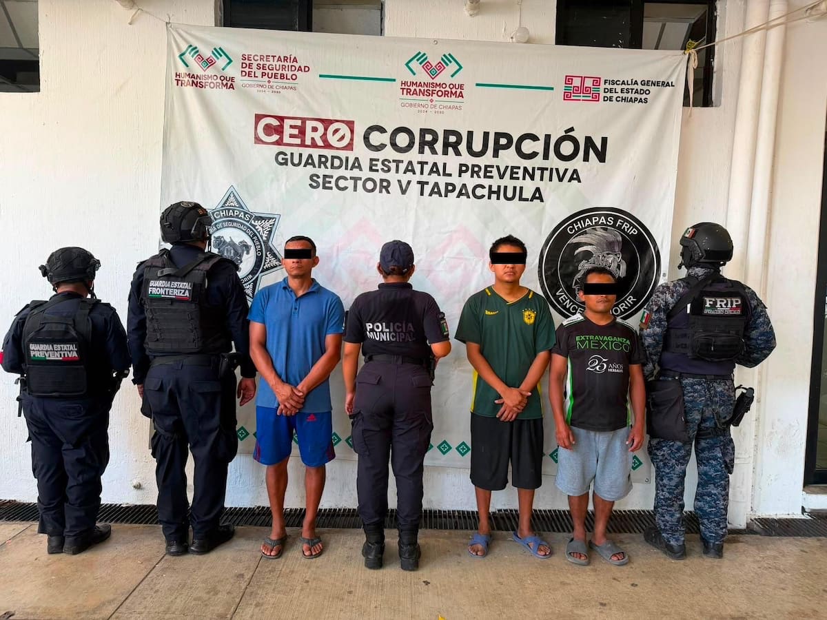 Autoridades detuvieron a 13 personas tras localizar sin vida a una adolescente dentro de un centro de rehabilitación ubicado en Tapachula, Chiapas. | Foto: Publicación de Secretaría de Seguridad del Pueblo