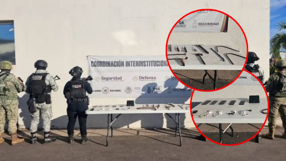 Nueva revisión en el penal de Aguaruto: hallan celulares, armas hechizas y objetos prohibidos en Culiacán
