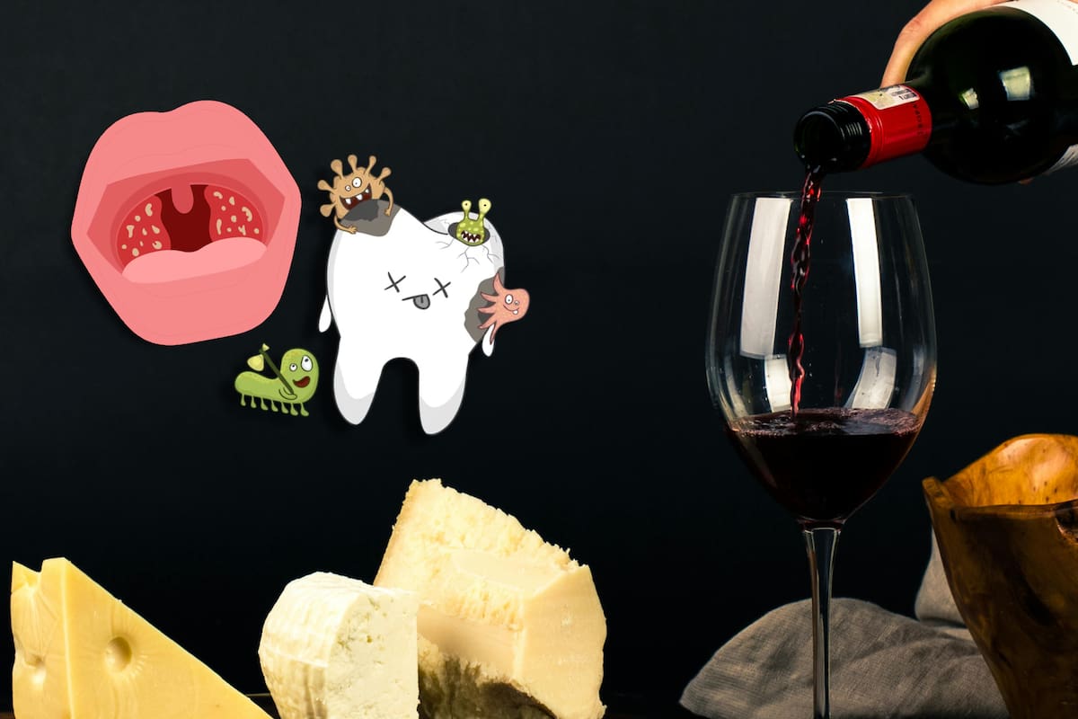 El vino elimina bacterias que causan caries e infecciones en la garganta