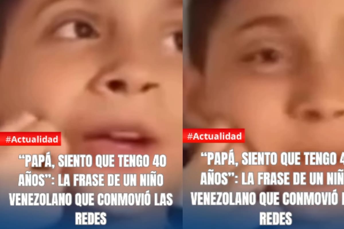 “Me siento de 40 años; he vivido muchas cosas”: Niño venezolano conmueve en redes con su desgarrador testimonio