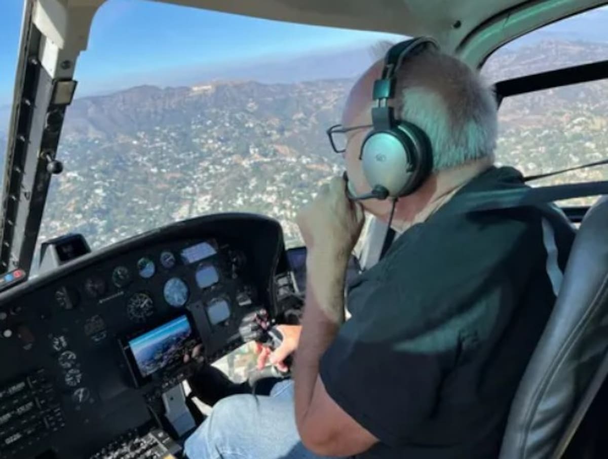 George Marciniw era un piloto e instructor de aviación con décadas de experiencia, encargado de operar el helicóptero NewsChopper4 para las coberturas aéreas de NBC4 y Telemundo 52. | Crédito: Instagram @whirly_dude