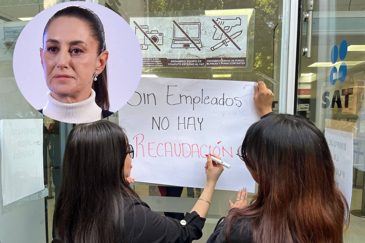 Algunas demandas de los trabajadores del SAT que se mantienen en paro, son imposibles de cumplir, afirmó la presidenta Sheinbaum