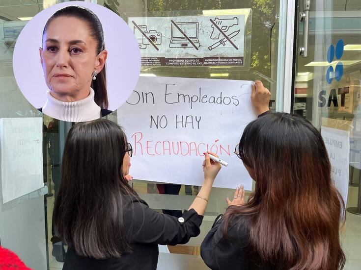 Algunas demandas de los trabajadores del SAT que se mantienen en paro, son imposibles de cumplir, afirmó la presidenta Sheinbaum