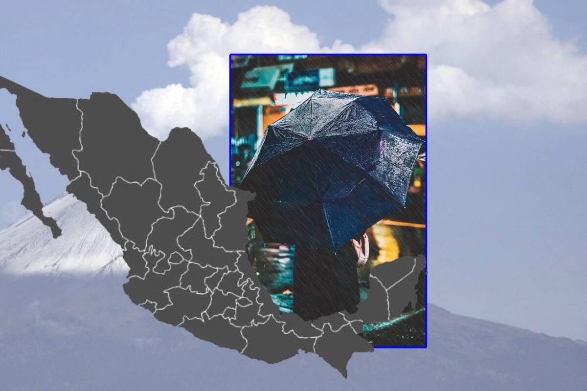 Pronostican lluvias en estos estados y hasta nieve en el Popocatépetl