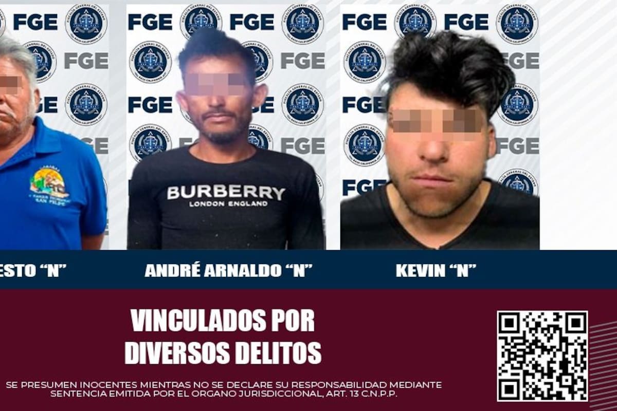 Van a proceso tres hombres por lesiones, violencia familiar y daños en San Felipe