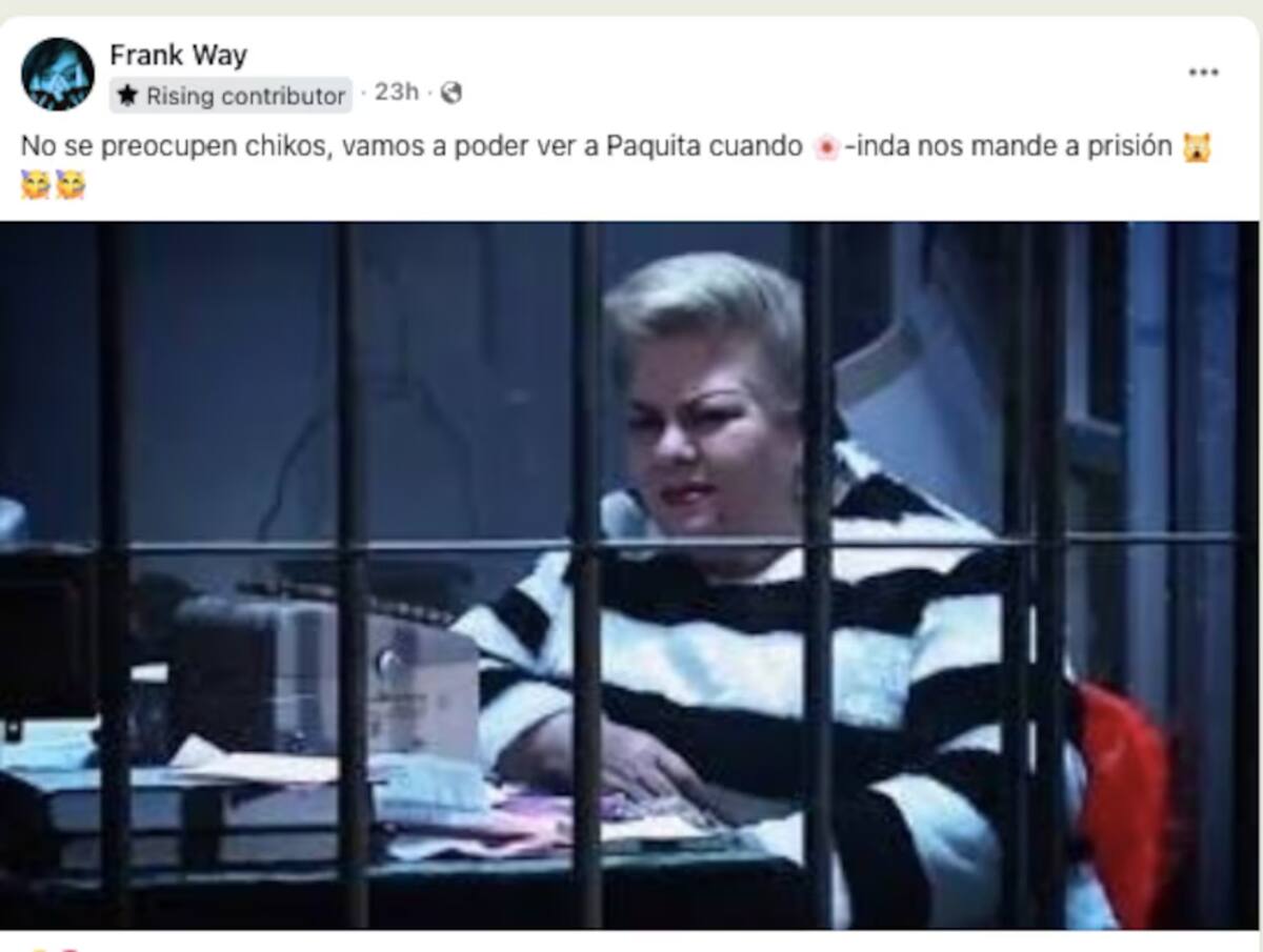 Miembros del grupo compartieron diversos memes sobre la situación legal con Florinda Meza. | Captura de pantalla: Facebook