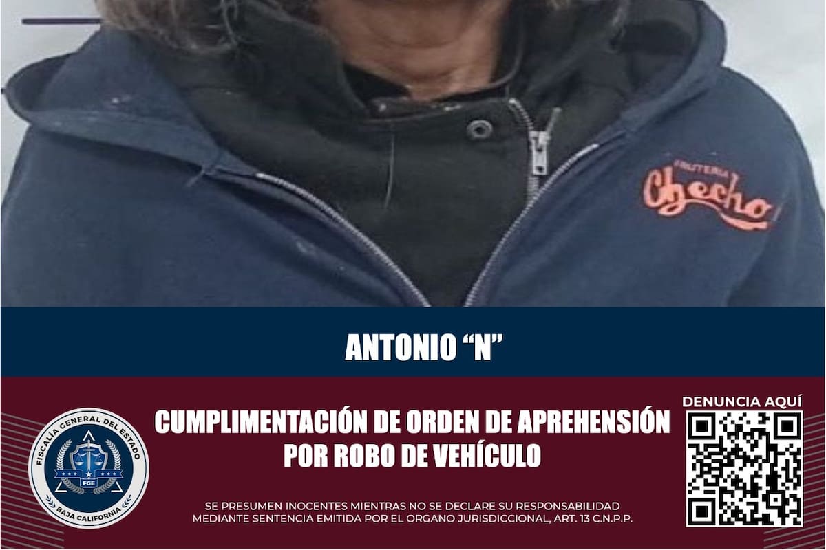 Cumplimentan orden de aprehensión por robo de un auto en San Felipe