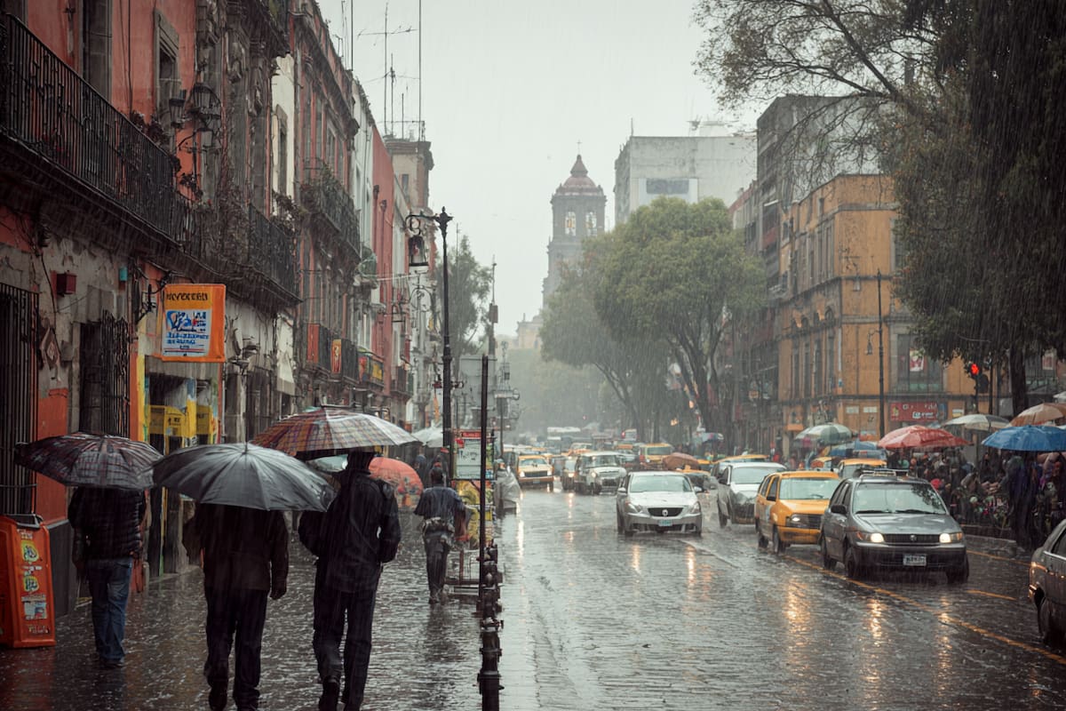 En alerta por lluvias intensas para el jueves y viernes para varios estados de México