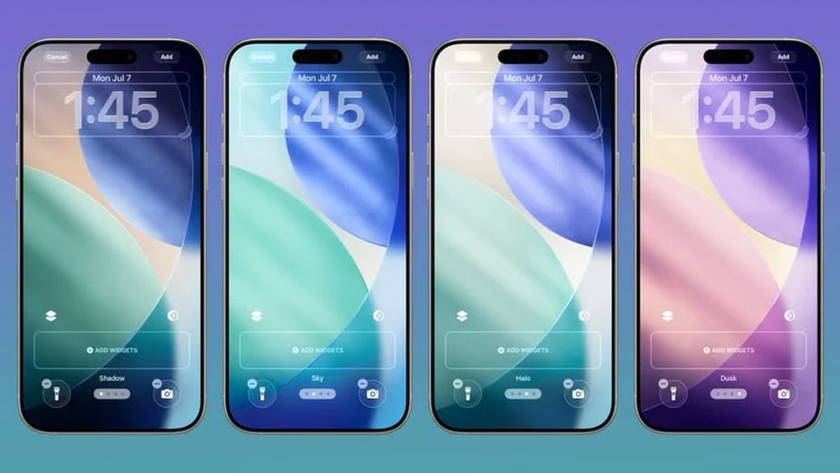 Nuevos colores para el fondo 'default' de iOS 26. Foto: Applesfera.