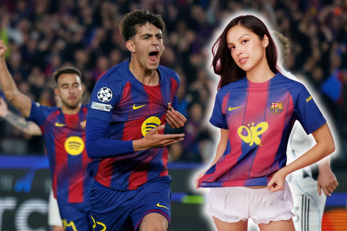 Barcelona x Olivia Rodrigo: cuánto cuesta la camiseta especial de Nike que el Barça usó en El Clásico