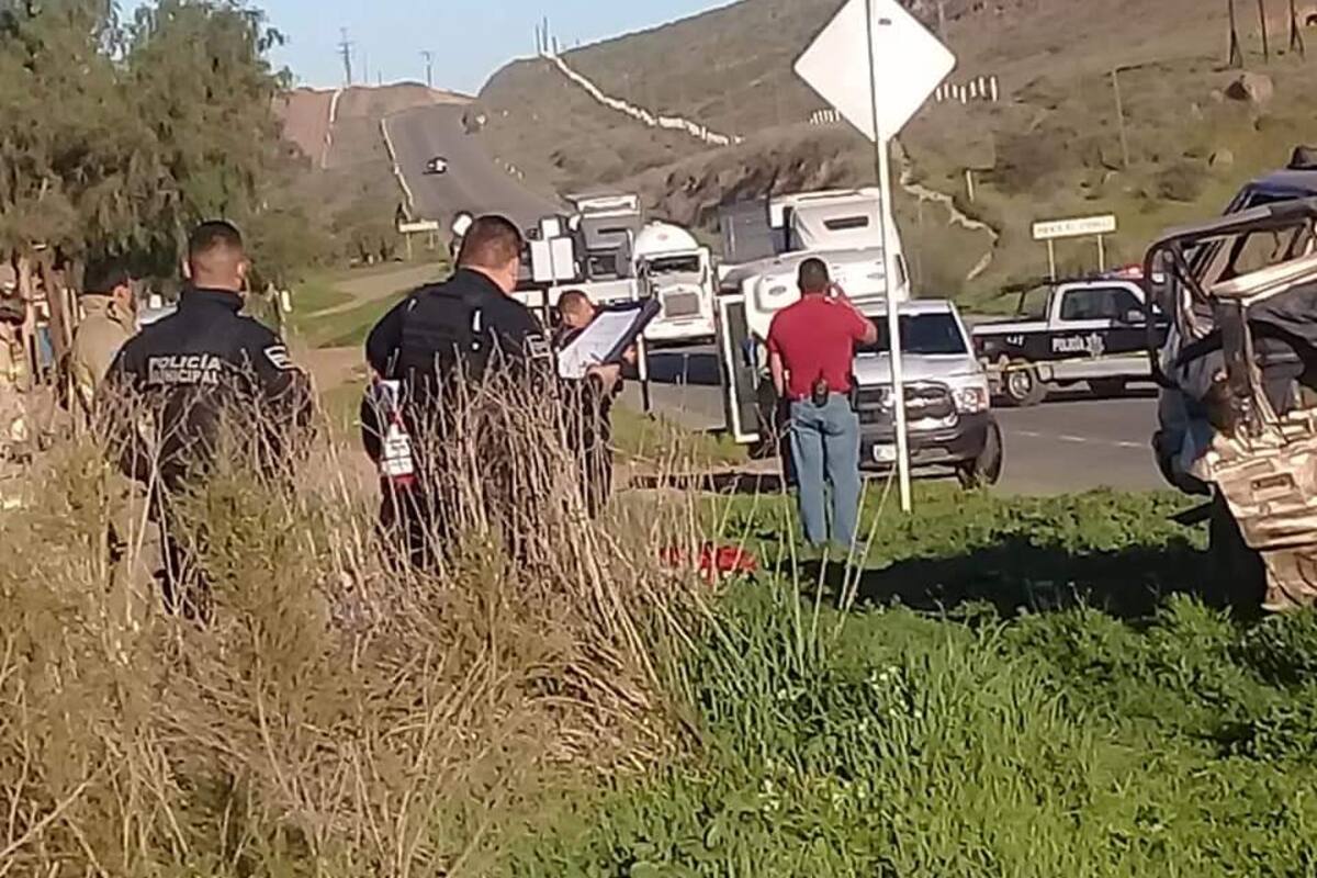 Identifican a fallecidos en accidente ocurrido en Ensenada