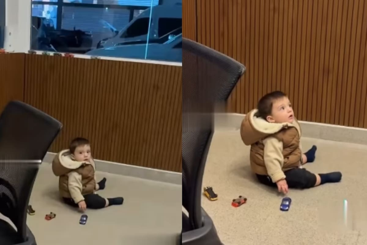 “Por favor, pasen por él”: A un hombre le permiten llevar a su bebé al trabajo, pero al final se va y lo deja olvidado.
