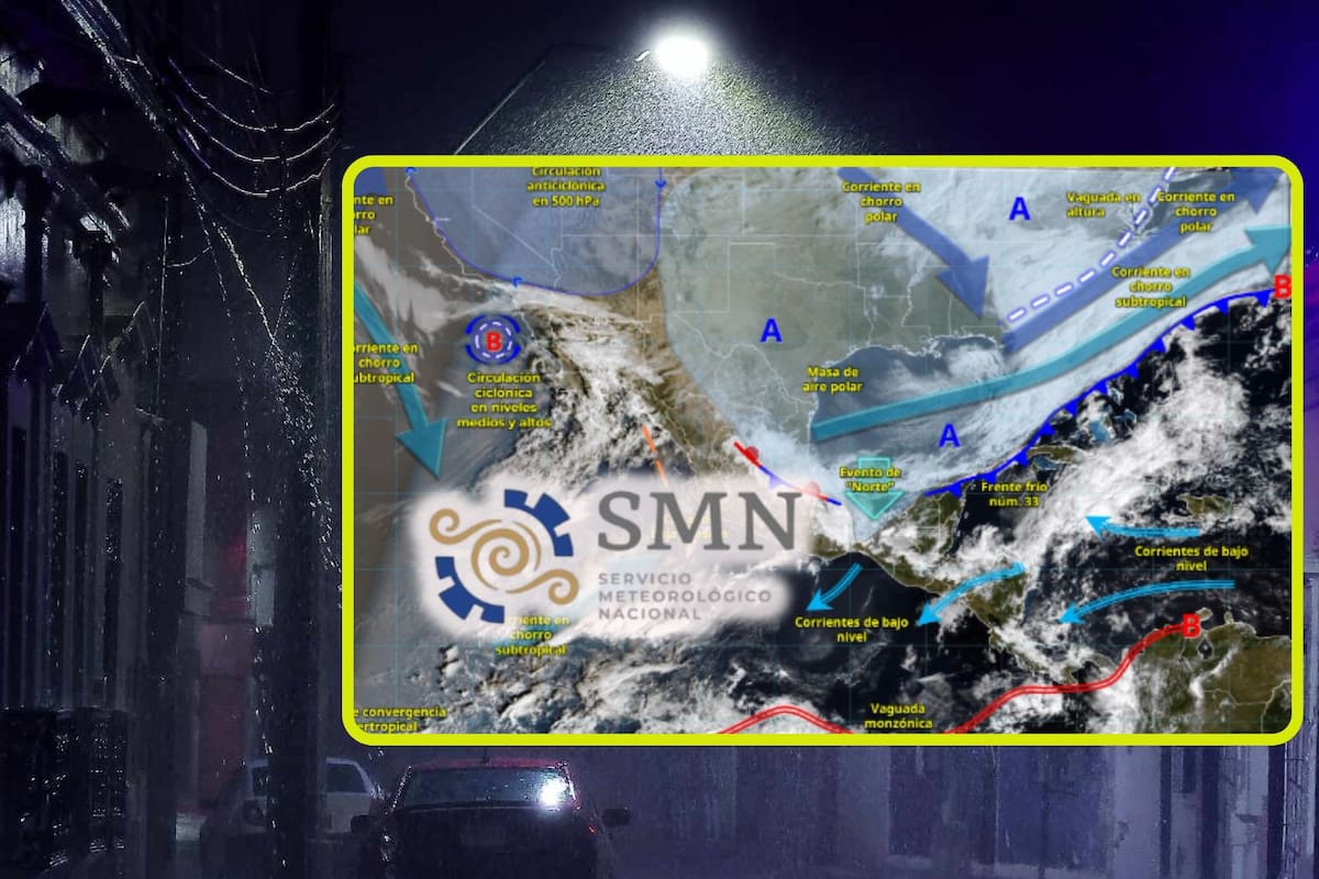 Circulación ciclónica y corriente en chorro “congelarán” estas ciudades mañana sábado y domingo con fuertes lluvias, rachas de hasta 80 km/h, heladas de -5 °C y posibles nevadas en estas zonas