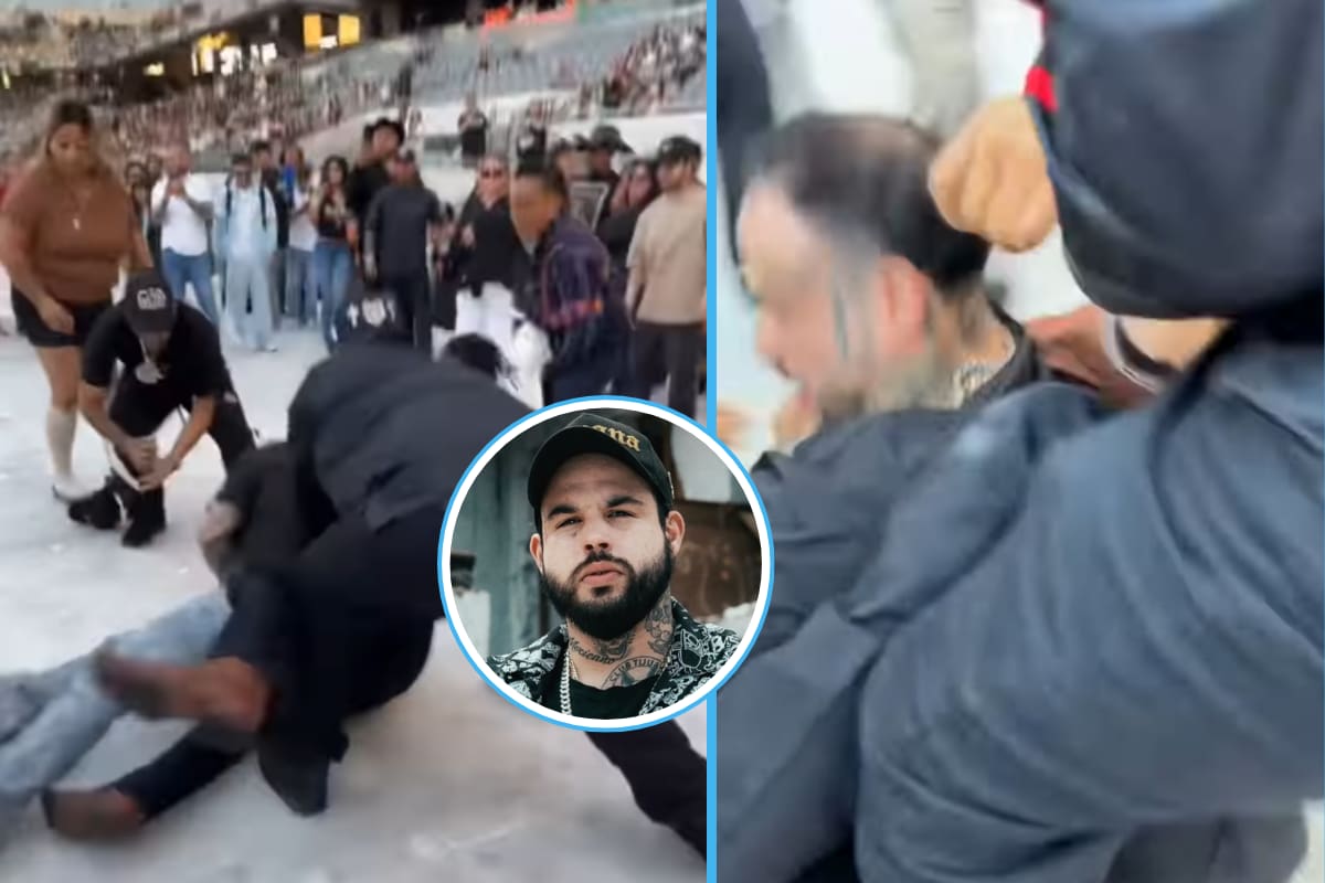 Emiliano Aguilar protagoniza brutal pelea a golpes en el Bélico Fest de California