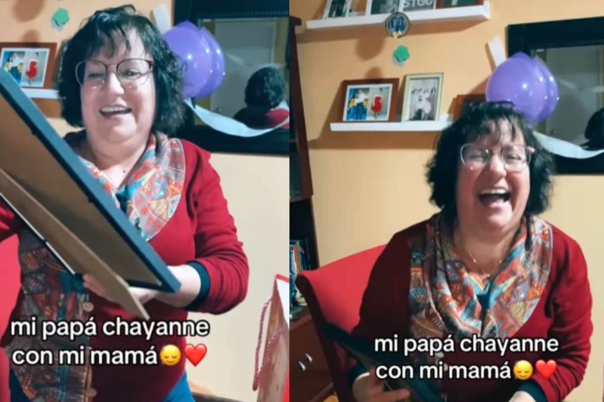 Hijo sorprende a su madre con una foto de Chayanne hecha con IA para su cumpleaños