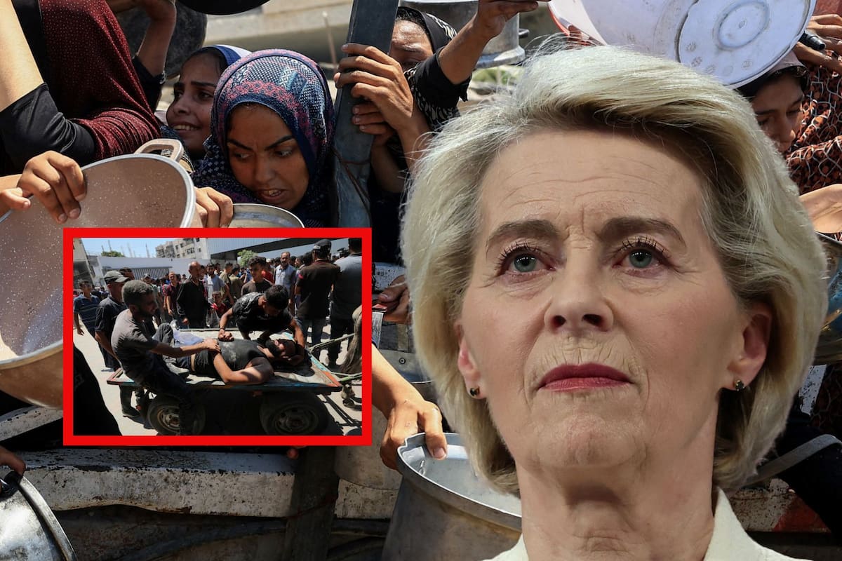 Von der Leyen reacciona a las “insoportables” imágenes de civiles muertos en Gaza por ataques israelíes y hambruna